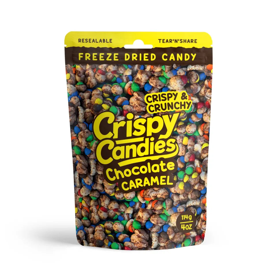 Freeze Dried Chocolate Caramel Buttons