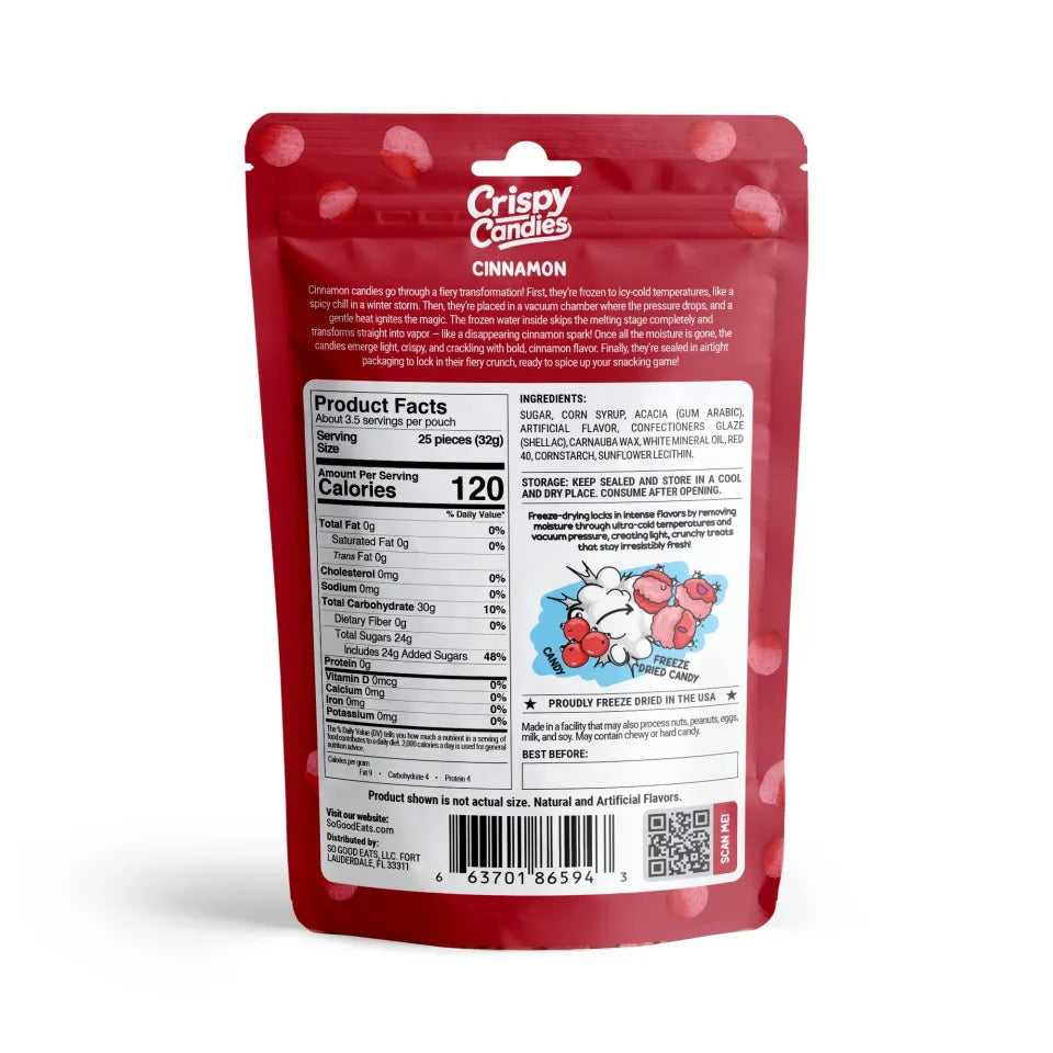 Freeze Dried Cinnamon Candies