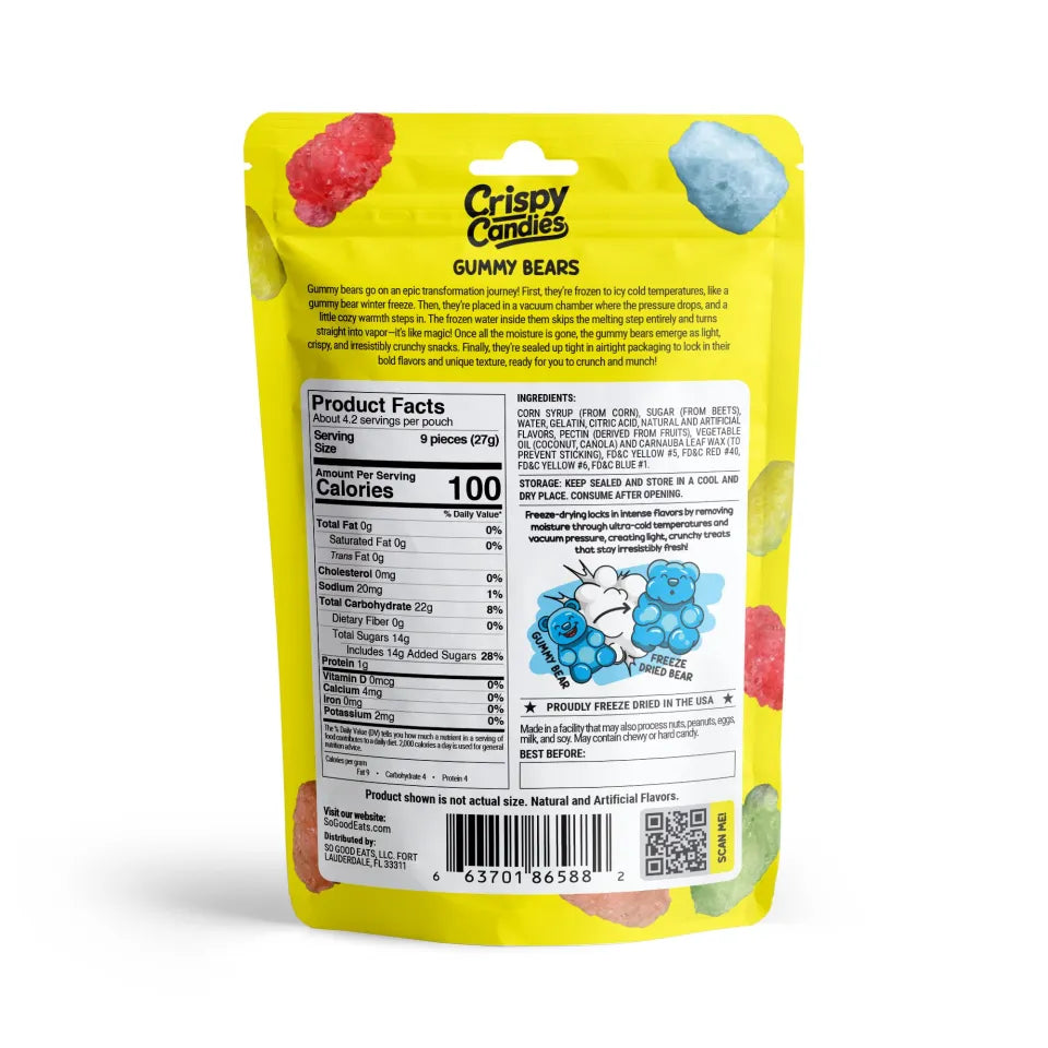 Freeze Dried Gummy Bears