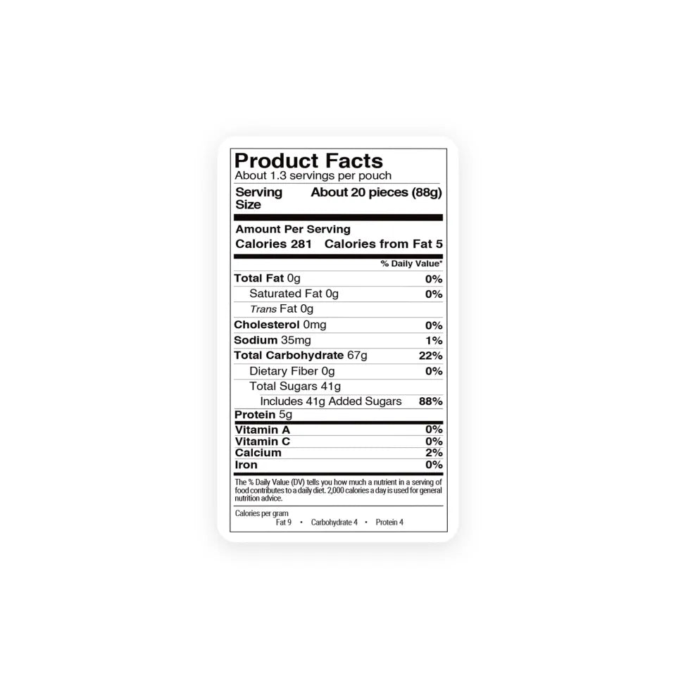 Freeze Dried Gummy Worms