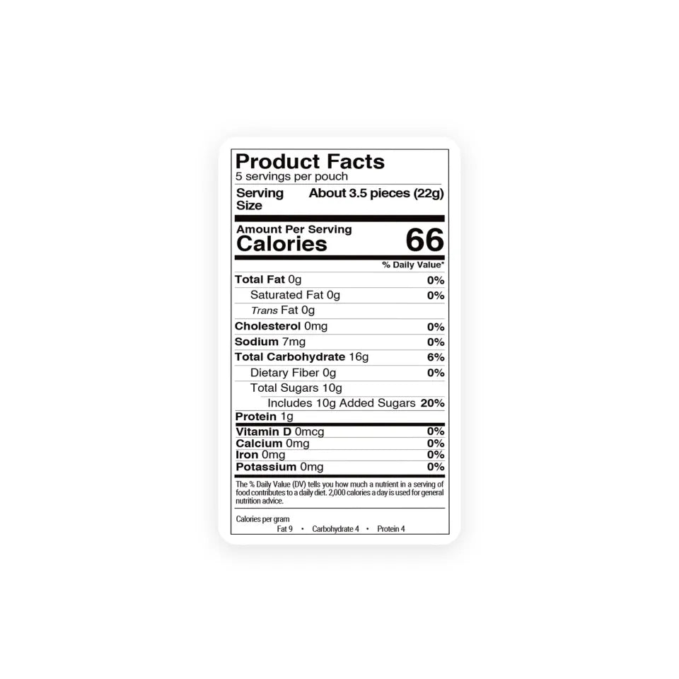 Freeze Dried Peach Rings