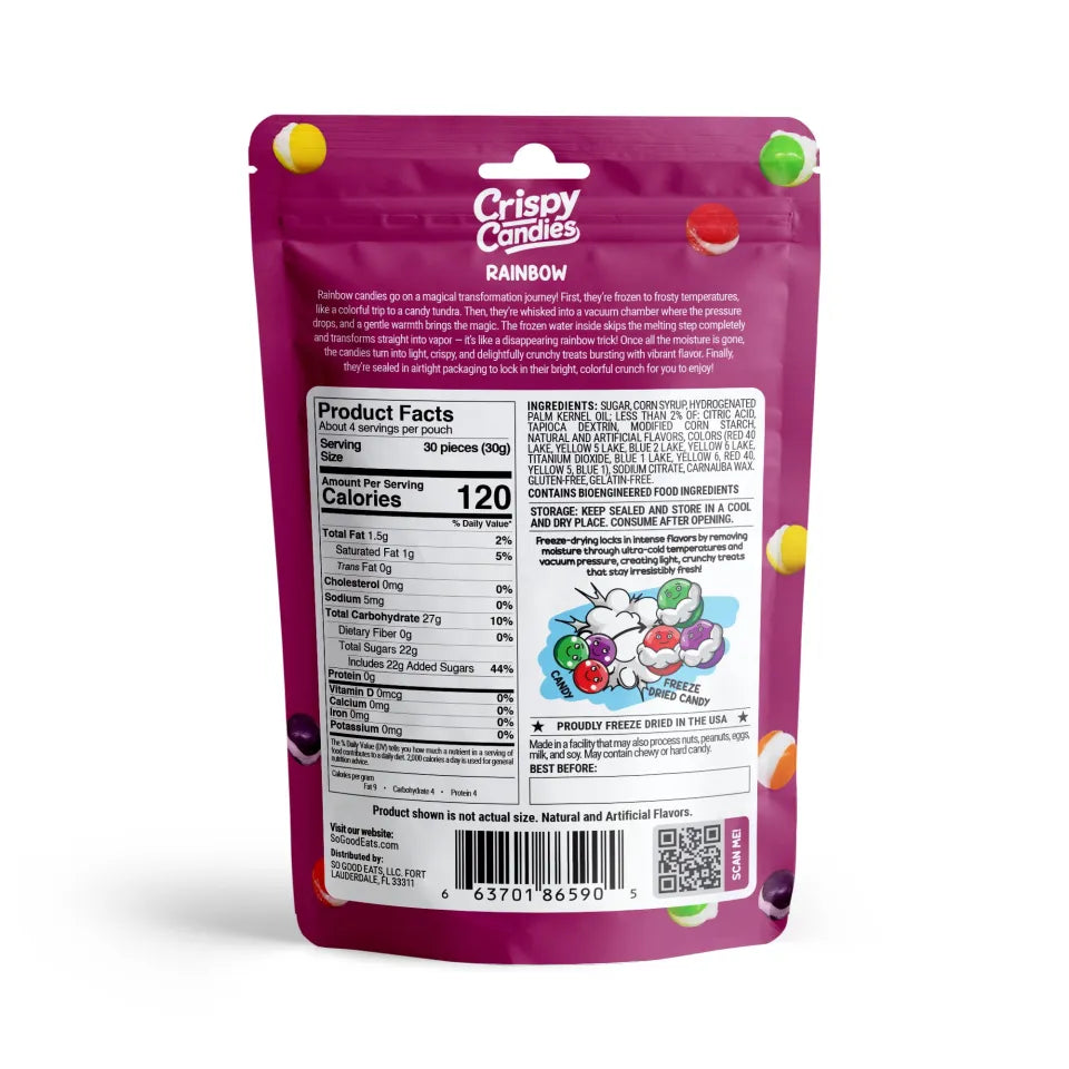 Freeze Dried Rainbow Candies