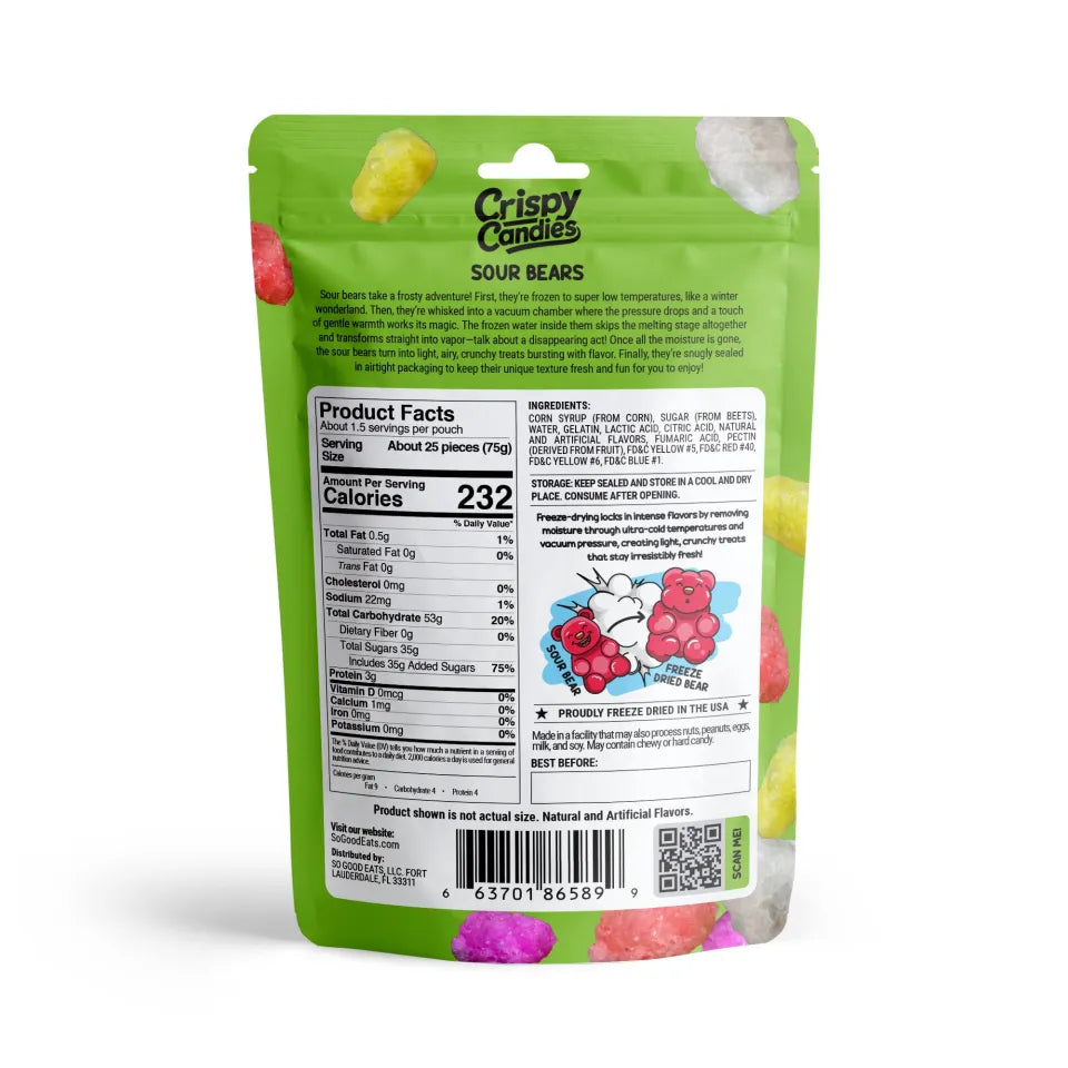 Freeze Dried Sour Bears