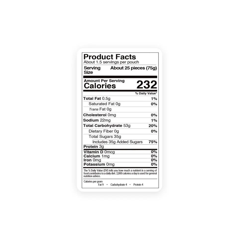 Freeze Dried Sour Bears